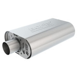 64-73 Ford Mustang Schalldämpfer - Borla CrateMuffler S-Typ 2-1/2 Zoll - versetzt/zentriert