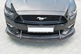 15-17 Ford Mustang GT Spoilerschwert Satz Vorne