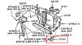 67-68 Ford Mustang Halterung Frontschürze