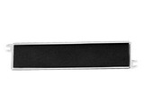 67-68 Ford Mustang Zierelement Armaturenbrett - Kunststoff, Chrom, Schwarz