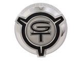 1967 Ford Mustang Tankdeckel - Twist On - Chrom - GT Logo