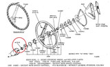 68-69 Ford Mustang Ring Blinkerrücksteller