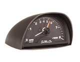 64-70 Ford Mustang Drehzahlmesser - Motorhaube, Schwarz