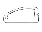 69-70 Ford Mustang Dichtung Blinkerglas zu Gehäuse