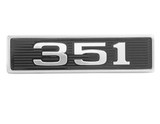 1969 Ford Mustang Emblem Motorhaube - 351