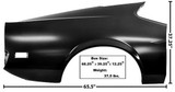 71-73 Ford Mustang (Fastback) Seitenwand - Premium - Rechts
