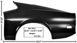 71-73 Ford Mustang (Fastback) Seitenwand - Premium - Links