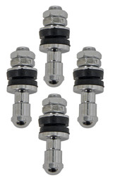 64-73 Ford Mustang Reifenventil Set - Gerade -  zum Anschrauben