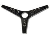 1969 Ford Mustang Hupknopf - 3-Speichen - Schwarz - Deluxe