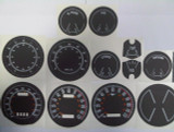69-70 Ford Mustang Instrumentenscheibe - Schwarz