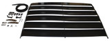 69-70 Ford Mustang Aufsatz für Scheibe - Aluminium - Schwarz