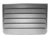 69-70 Ford Mustang Aufsatz für Scheibe - Aluminium - Schwarz