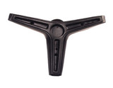 70-73 Ford Mustang Hupknopf - Schwarz - 3 Speichen