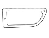 71-72 Ford Mustang Dichtung Blinkerglas zu Gehäuse