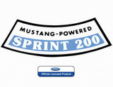 1966 Ford Mustang Aufkleber Motor (38008178)