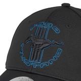 Baseball Cap - Schwarz / Blau - Ford Mustang / Tri-Bar Running Pony