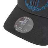 Baseball Cap - Schwarz / Blau - Ford Mustang / Tri-Bar Running Pony