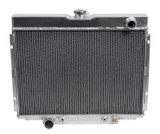67-71 Ford Mustang (390, 427, 428, 429) Wasserkühler - Summit Racing - Aluminium - 4-reihig - Mit Getriebeölkühler
