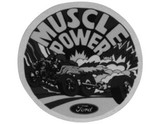 64-23 Ford Mustang Aufkleber außen - Muscle Power Exterior Decal