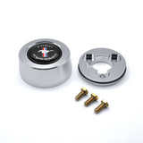 64-73 Ford Mustang Hupknopf - Grant - Aluminium - Poliert - Running Pony