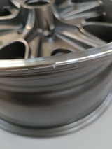 64-73 Ford Mustang Felge - 17x8 - Aluminium - Cobra 427 Design - Charcoal - leicht beschädigt (50001977)