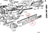 64-68 Ford Mustang (Convertible) Schweller - Standard - Links - Innen