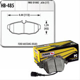 05-14 Ford Mustang (4.0, 5.0, 5.4, 5.8) Bremsbelagsatz Scheibenbremse - HAWK - Ceramic - Hinten Hinten