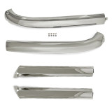 64-68 Ford Mustang (Convertible) Zierleiste Windschutzscheibe - Edelstahl - B-Ware
