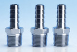 64-73 Ford Mustang Adapter für Kraftstoffleitung - Messing - 3/8 " - Set
