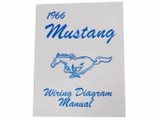 1966 Ford Mustang Technisches Handbuch - Schaltplan klein