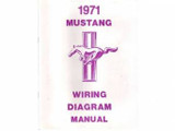 1971 Ford Mustang Technisches Handbuch - Schaltplan klein