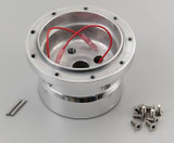 65-67 Ford Mustang Adapter Lenkrad - poliert, LeCarra & Corso Feroce 9-Loch