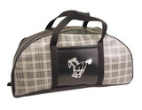 64-23 Ford Mustang Werkzeugtasche groß - kariert mit Mustang Logo
