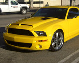 07-09 Ford Mustang (5.4) Motorhaube - GT500 - Venom Style - Ram Air