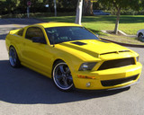 07-09 Ford Mustang (5.4) Motorhaube - GT500 - Venom Style - Ram Air