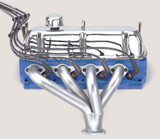 64-73 Ford Mustang Halter Zündkabel - Schwarz - Mit Chrom-Halter