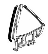 64-68 Ford Mustang (Hardtop) Dichtung für hintere Seitenscheibe - Orig. Ford Werkzeug