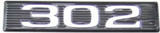 1969 Ford Mustang Emblem Motorhaube - 302 - Geklebt