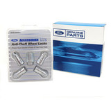 15-23 Ford Mustang Radschloss Set - Chrom