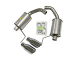 15-26 Ford Mustang (2.3, 3.7) Schalldämpfer-Set - ROUSH - 2-Rohr - polierte Blenden