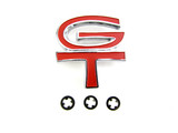 1968 Ford Mustang Tankdeckel - Emblem - GT Rot