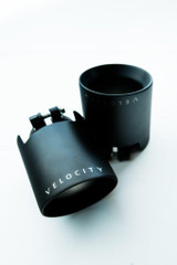 15-17 Ford Mustang GT (5.0) Schalldämpfer-Set - Schwarze Blenden mit TÜV