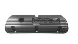 64-73 Ford Mustang (260, 289, 302, 351) Ventildeckelset - Aluminium - Running Pony - Schwarz