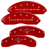 15-23 Ford Mustang (2.3) Blende Bremssattel - Rot- Vorne und hinten - OEM Standard Bremse Vorne und hinten