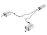 15-19 Ford Mustang EcoBoost (2.3) Abgasanlage - BORLA mit TÜV - 2-Rohr - polierte Blenden