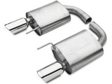 15-17 Ford Mustang (Convertible - 5.0) Abgasanlage - BORLA Touring - 2-Rohr - polierte Blenden