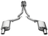 15-17 Ford Mustang (Convertible - 5.0) Abgasanlage - BORLA Touring - 2-Rohr - polierte Blenden