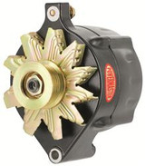 64-94 Ford Mustang Lichtmaschine - Powermaster - 150 A - Schwarz - Flachriemen - Intern geregelt