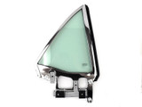 67-68 Ford Mustang (Convertible) Glas Seitenfenster hinten - inkl. Rahmen Rechts