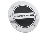15-23 Ford Mustang Tankdeckel - Silber / Schwarz matt - MUSTANG